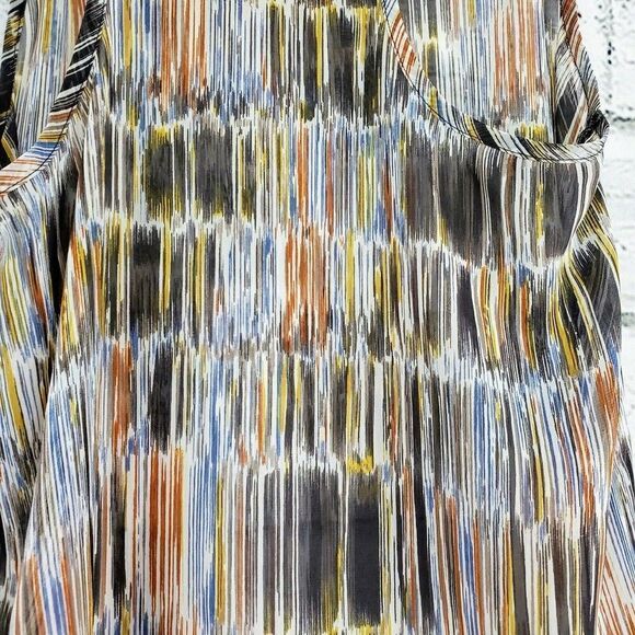 Lush Medium Sheer Racerback tank Top Womens Medium multicolored polyester - Picture 5 of 5